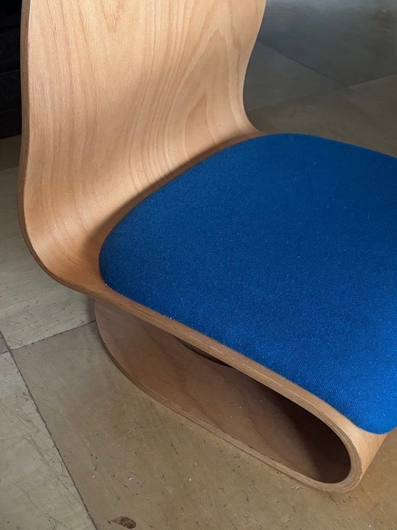 Verner Panton タタミチェア（青）二脚目