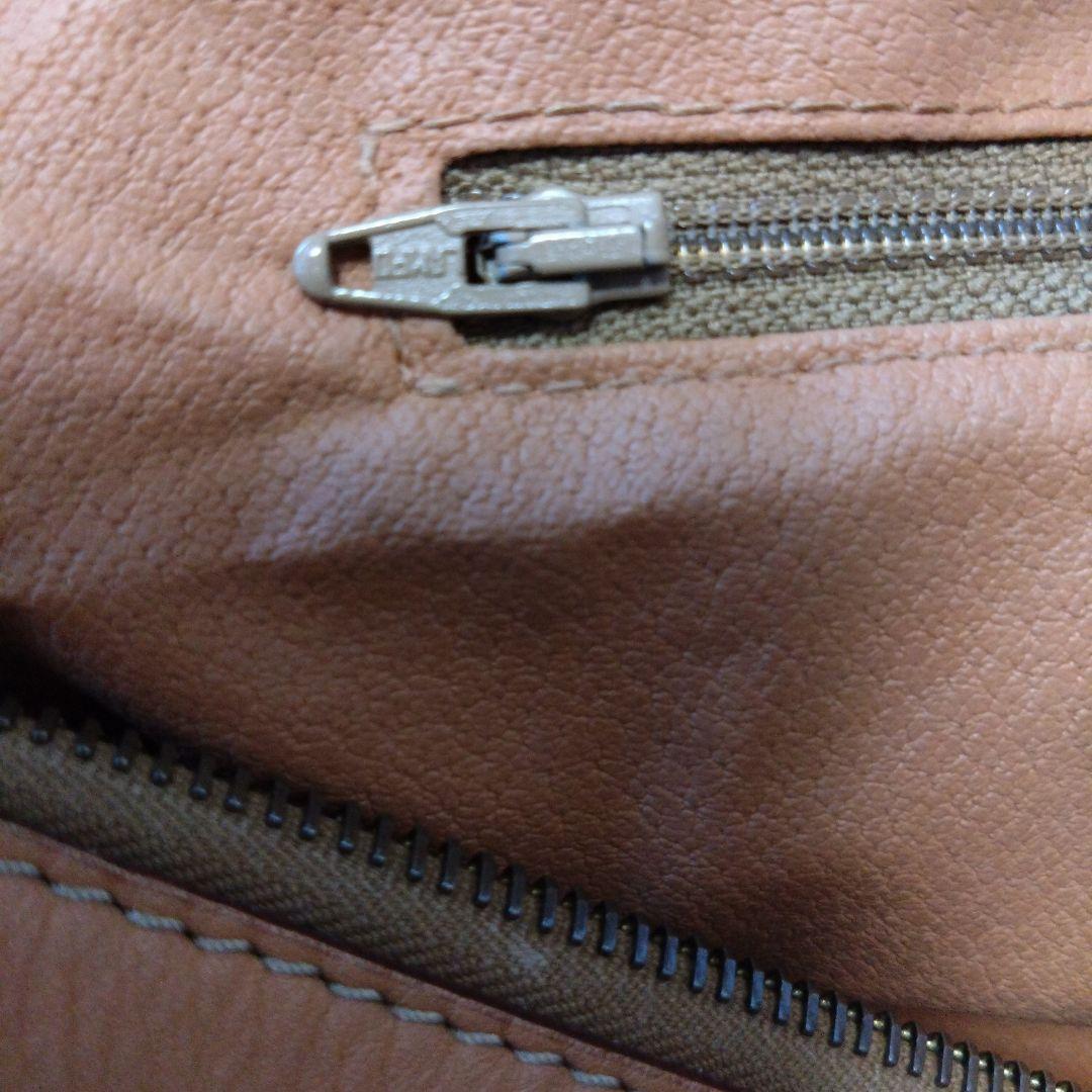 美品✨CELINE ボストンバック 大容量 　ブラウン　LAMPOファスナー