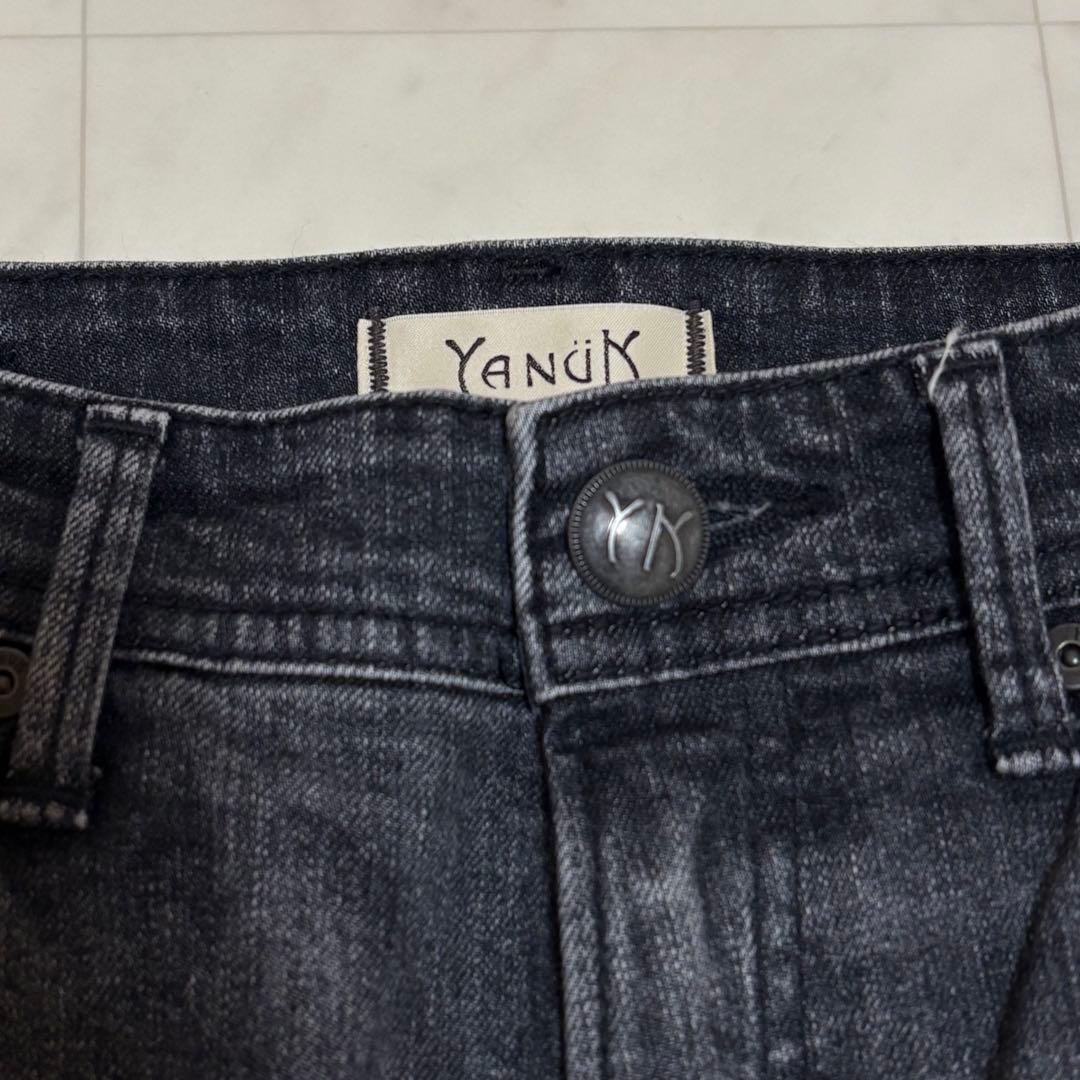 美品✨YANUK ストレートデニム LOUISE 24インチ グレー