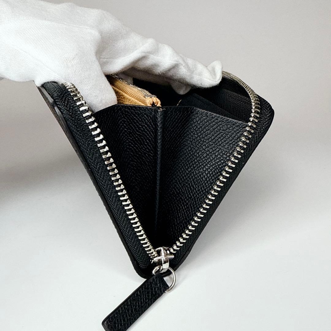 【未使用級】ポロ ラウンドジップ レザー ウォレット ブラック 箱付き