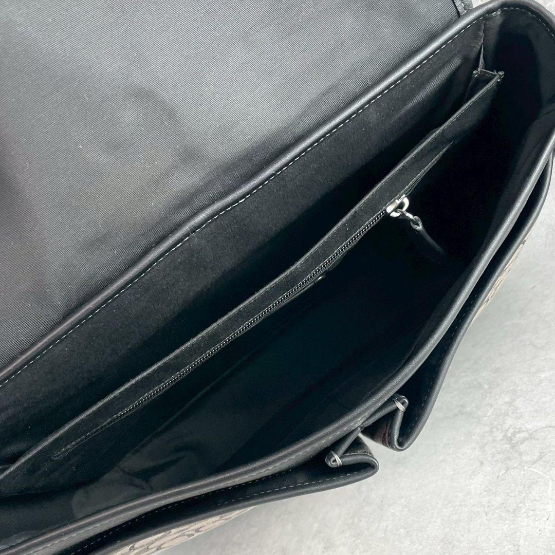 レア 極美品 コーチ スプリント メッセンジャーバッグ A4 レザー ロゴ 黒