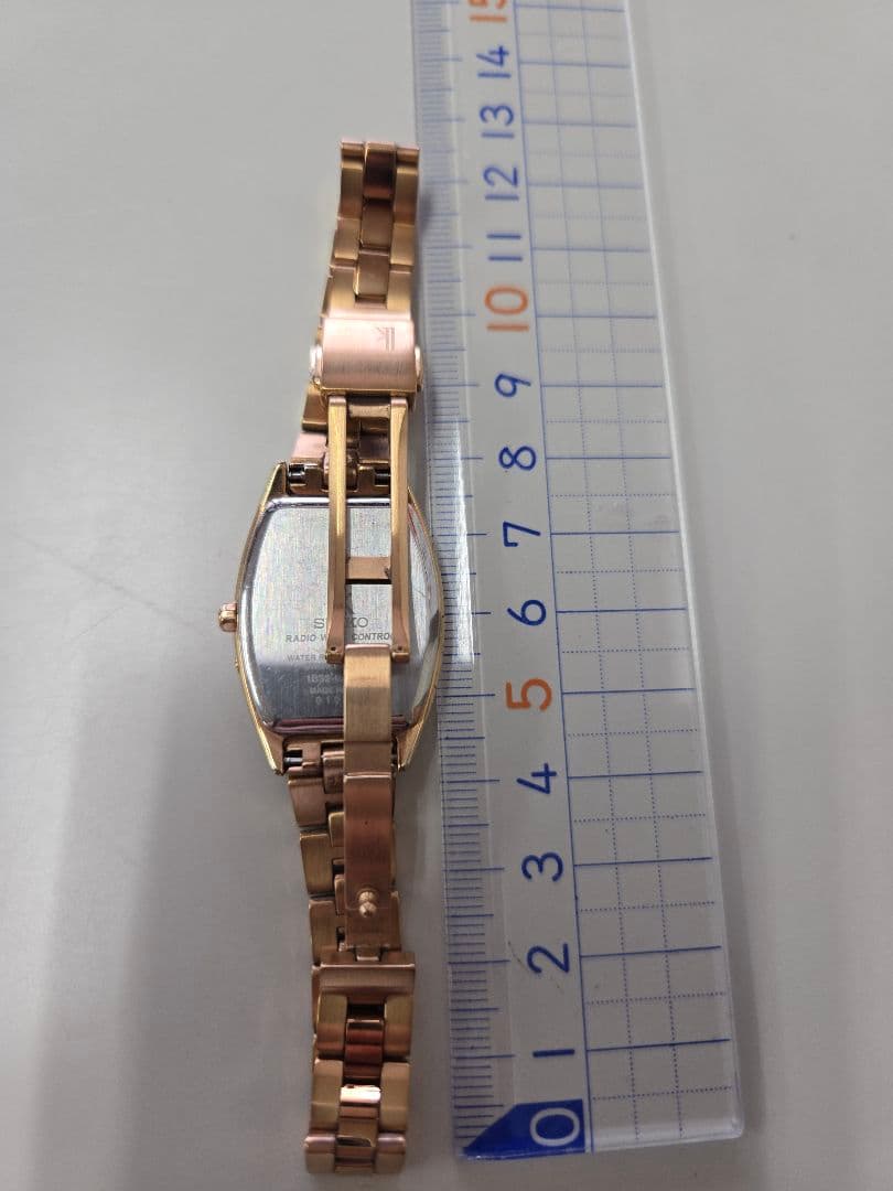 SEIKO ルキア ソーラー電波時計 ゴールド