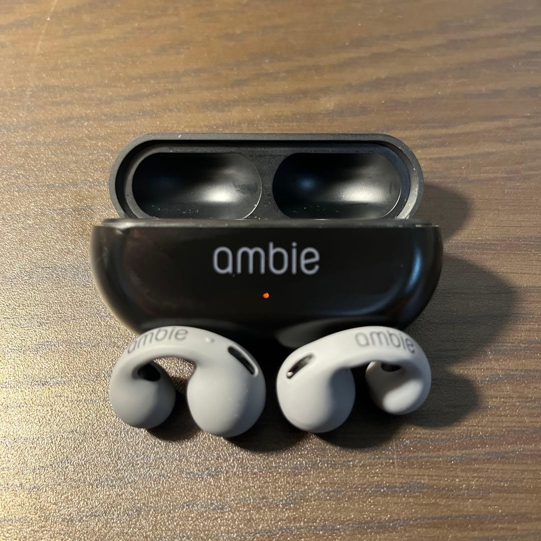 ambie AM-TW-01 ブラック×ストーン