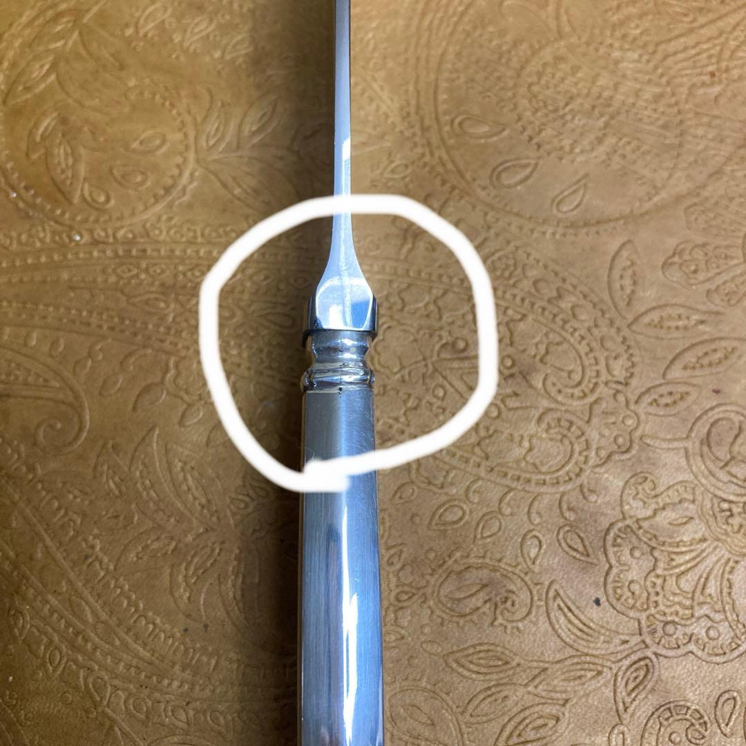 【E 】純銀 ケーキナイフ エコーン【訳あり】