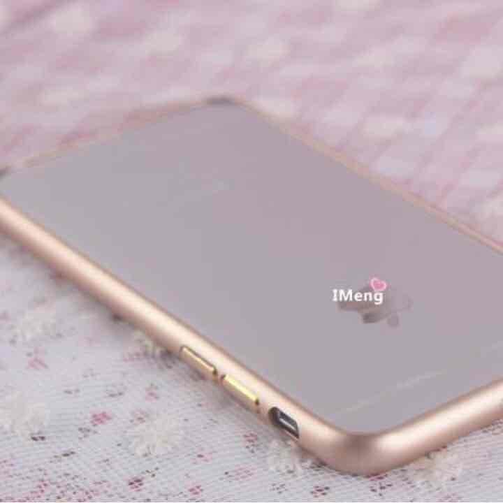 半額以下♡シャンパンゴールド iPhone6、iPhone6s バンパー