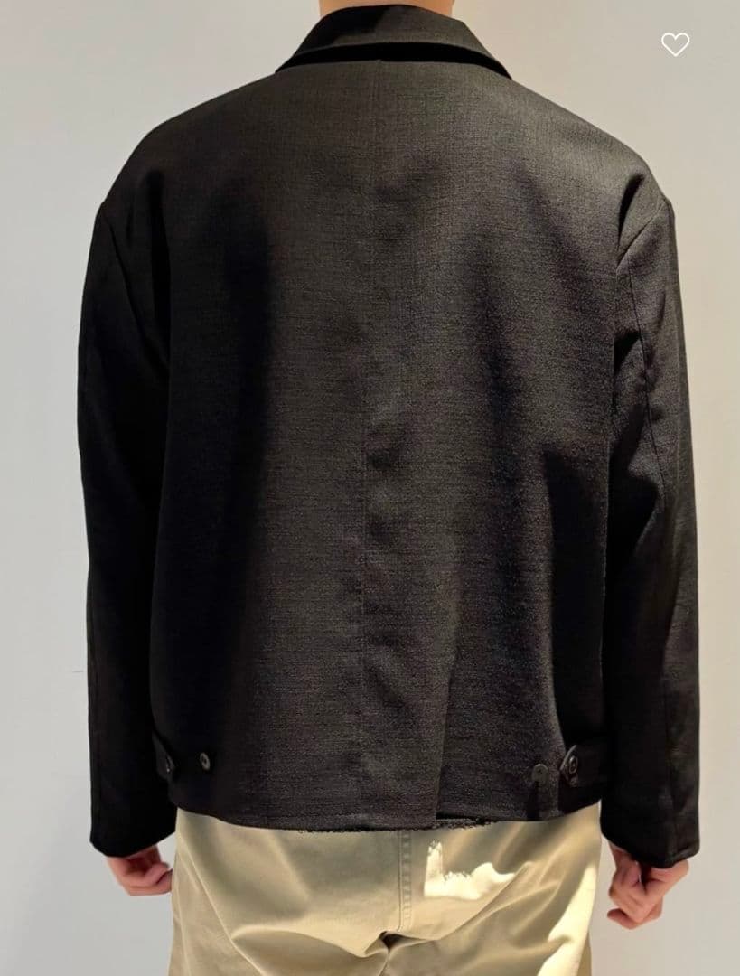 【新品】26SS BEAUTY&YOUTH ツイードショートブルゾン 黒 M