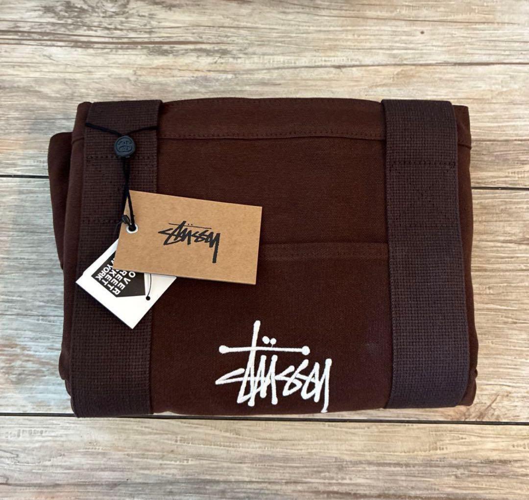 Stüssy ブラウン エクストララージ トートバッグ ステューシー