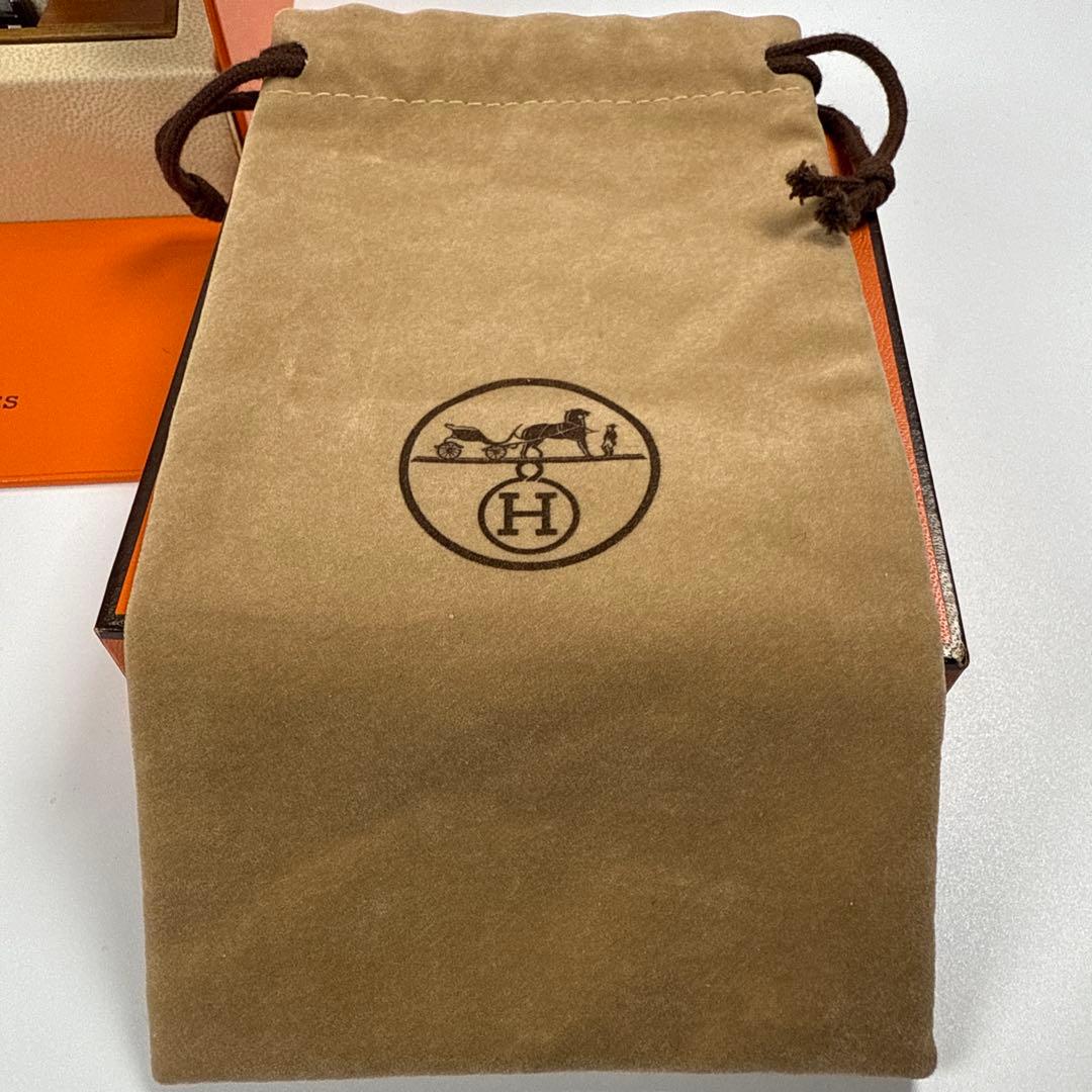 HERMES クリッパー CL4.2 シャンパン 箱/コマ Qz 【極美品】