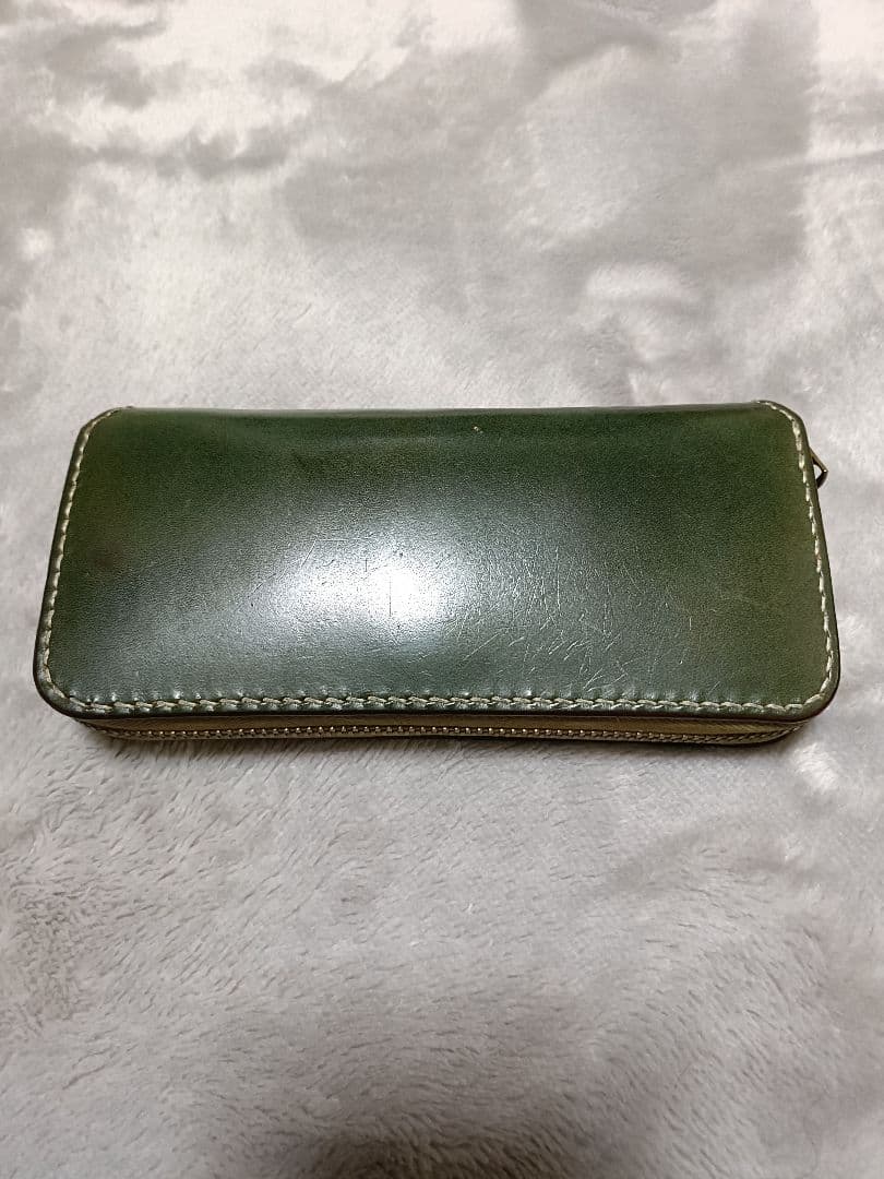 天神ワークス　ロングウォレット　LW 08 オリーブ