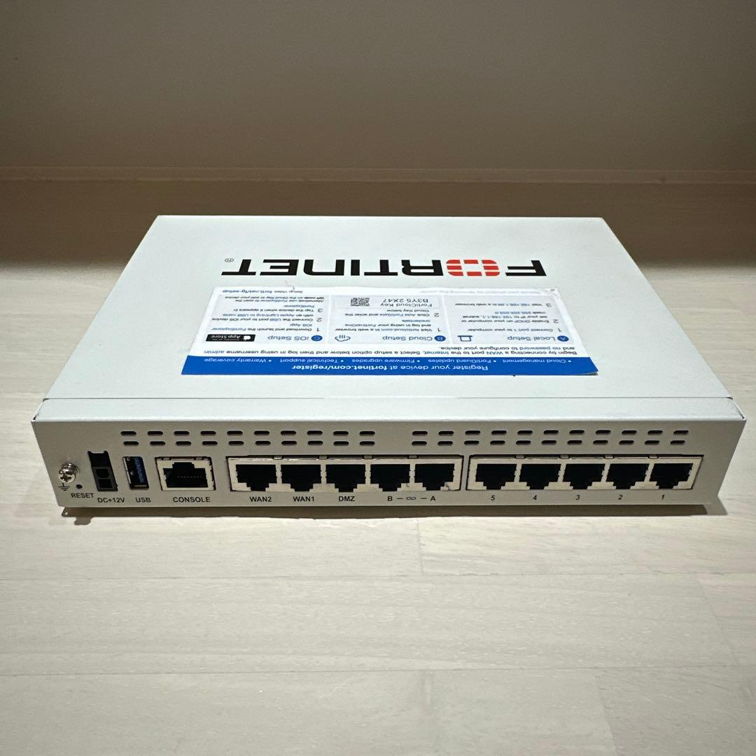 FortiGate 60F UTMライセンス 有効期限2026/07/07