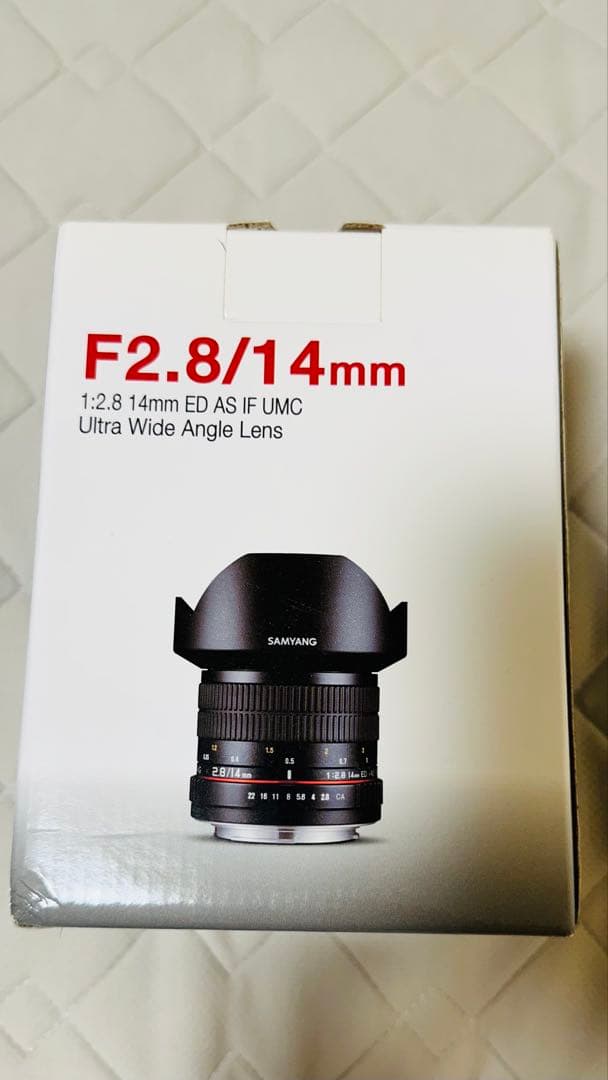 レンズ(単焦点) SAMYANG F2.8 14mm