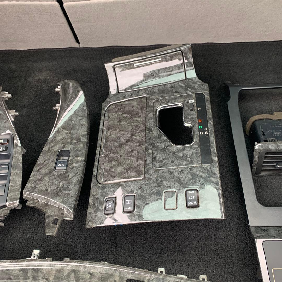 トヨタ　18クラウン　純正インパネセットスイッチ付 グレー　動作確認済み 中古品