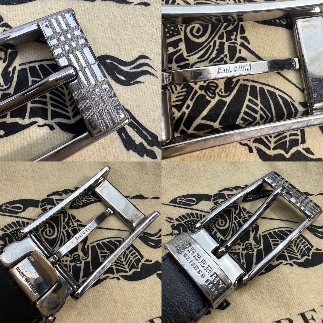 美品 BURBERRY PRORSUM レザーベルト サイズ40/100