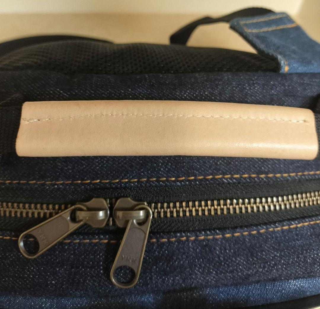 あやの小路 AYANOKOJI がま口ポシェット型ボディバッグ デニム 2way