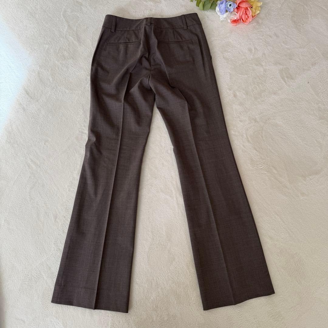 美品✨セオリー パンツスーツ　セットアップ　ブラウン　0 美脚パンツ　ウール混