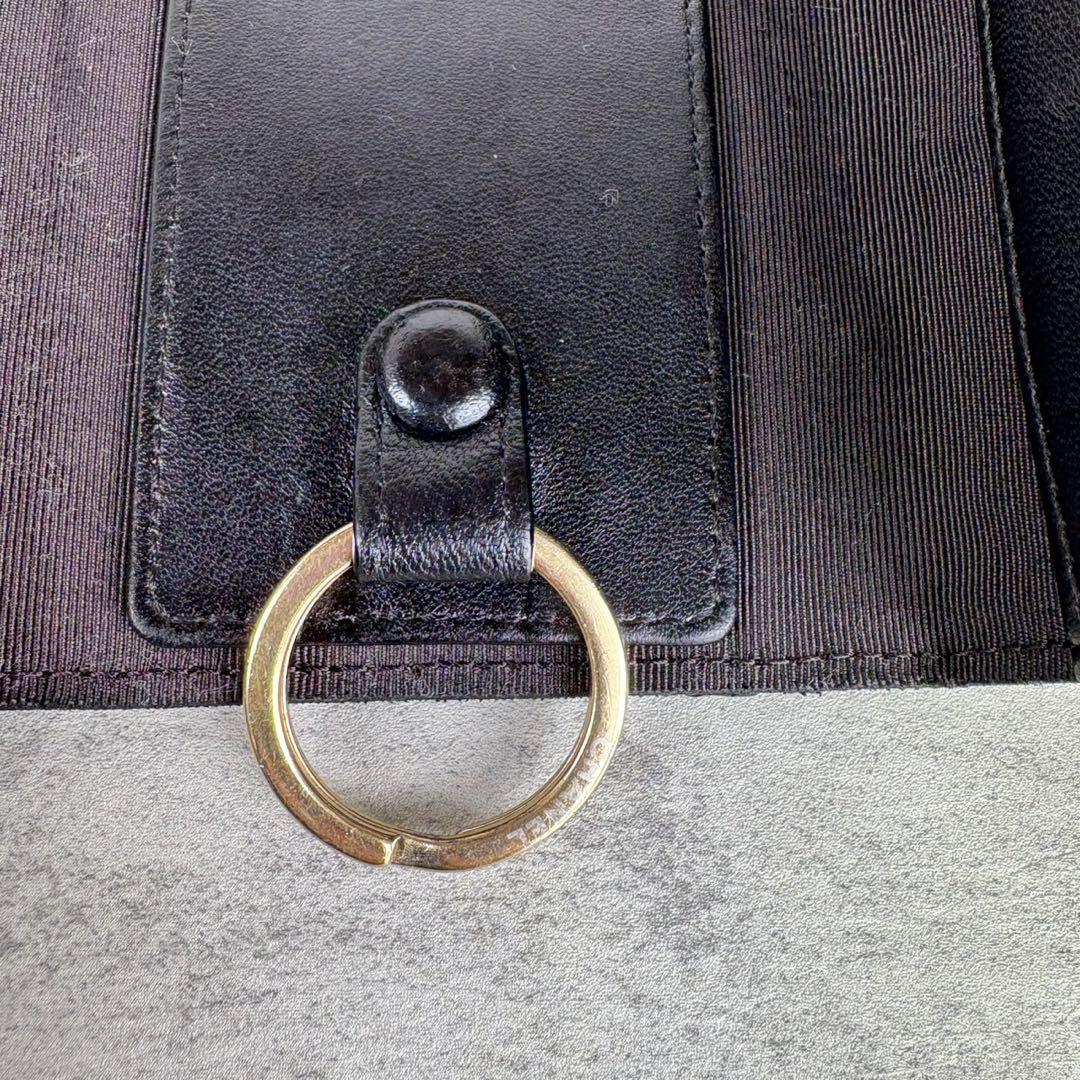 CHANEL キーリング　キーケース　マトラッセ　ラムスキン　カードケース