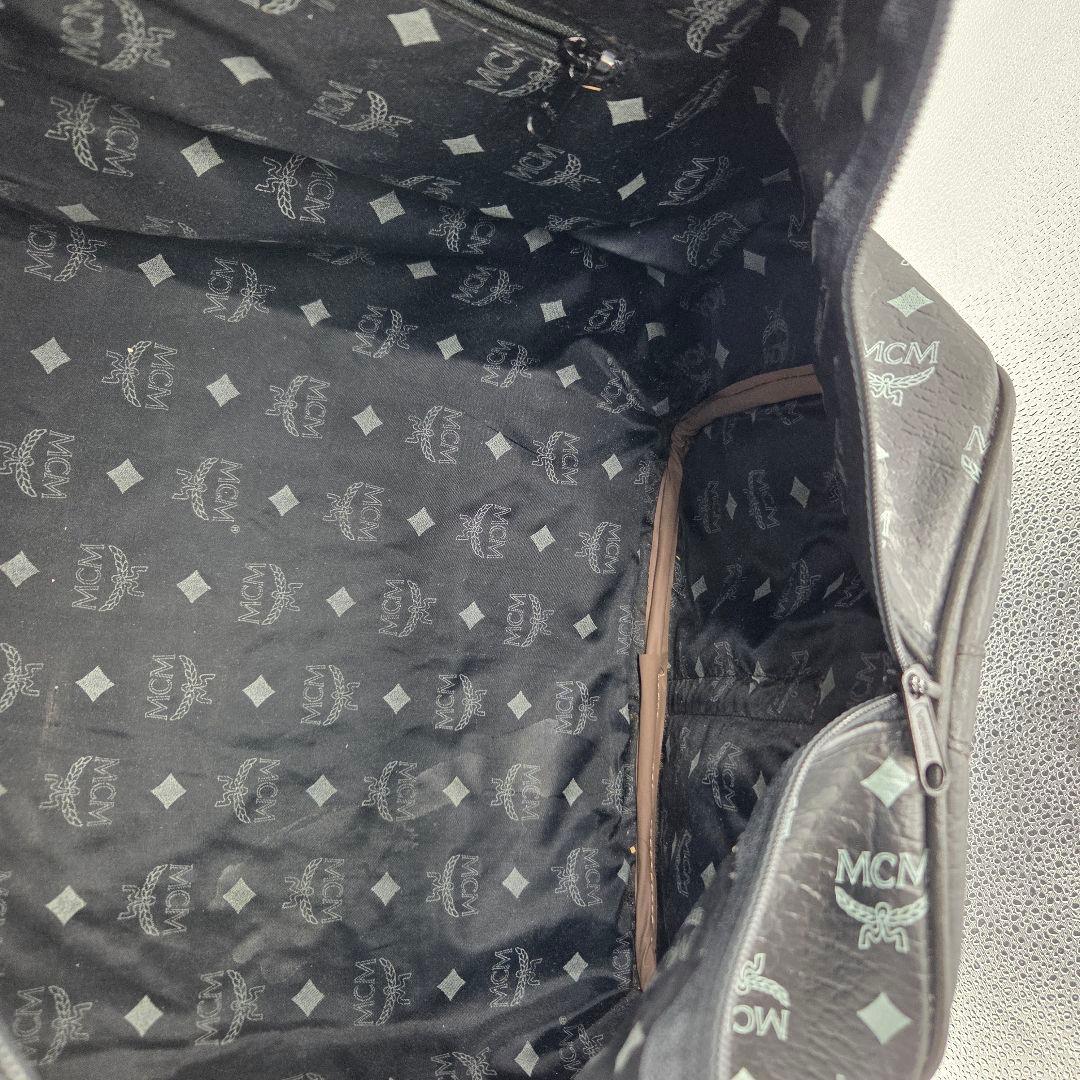 MCM ブラック ボストンバッグ