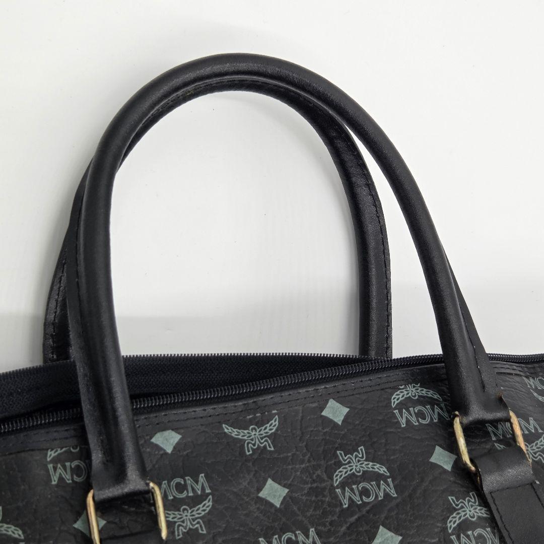 MCM ブラック ボストンバッグ