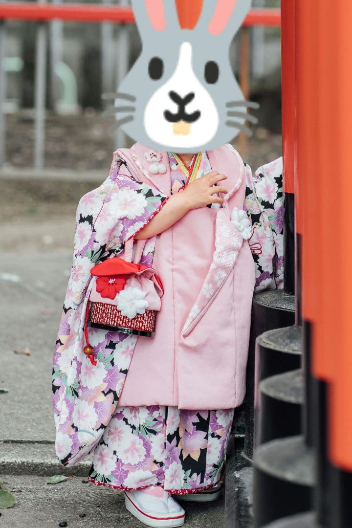 七五三　3歳　女の子　着物7点セット　式部浪漫