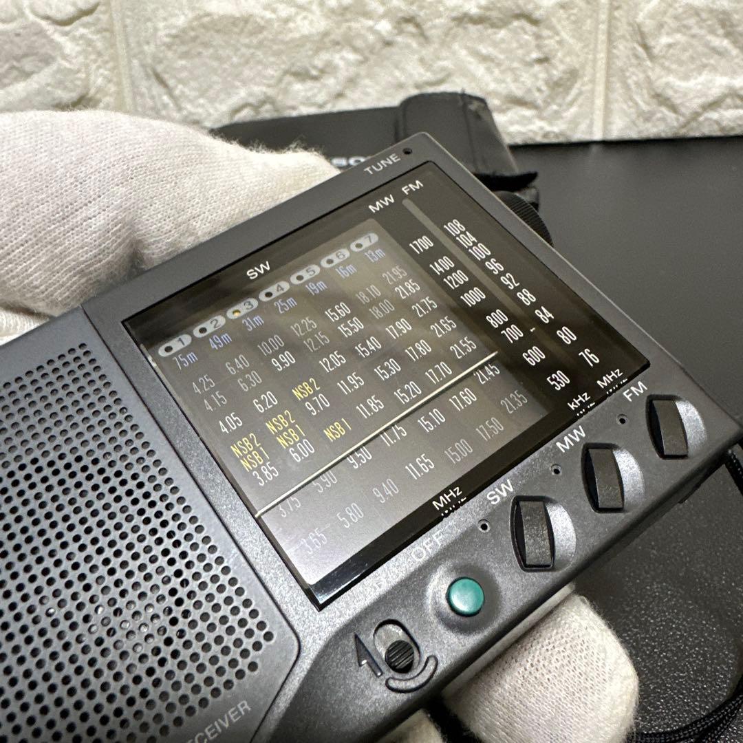 美品　SONY FM/MW/SW レシーバー ICF-SW23 動作確認済