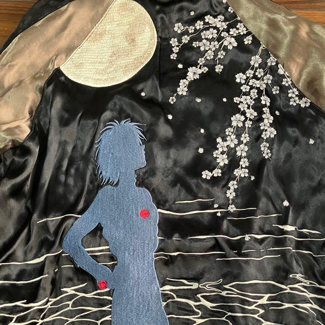 YUKI 　スカジャン　カヲル君　リバーシブル　L