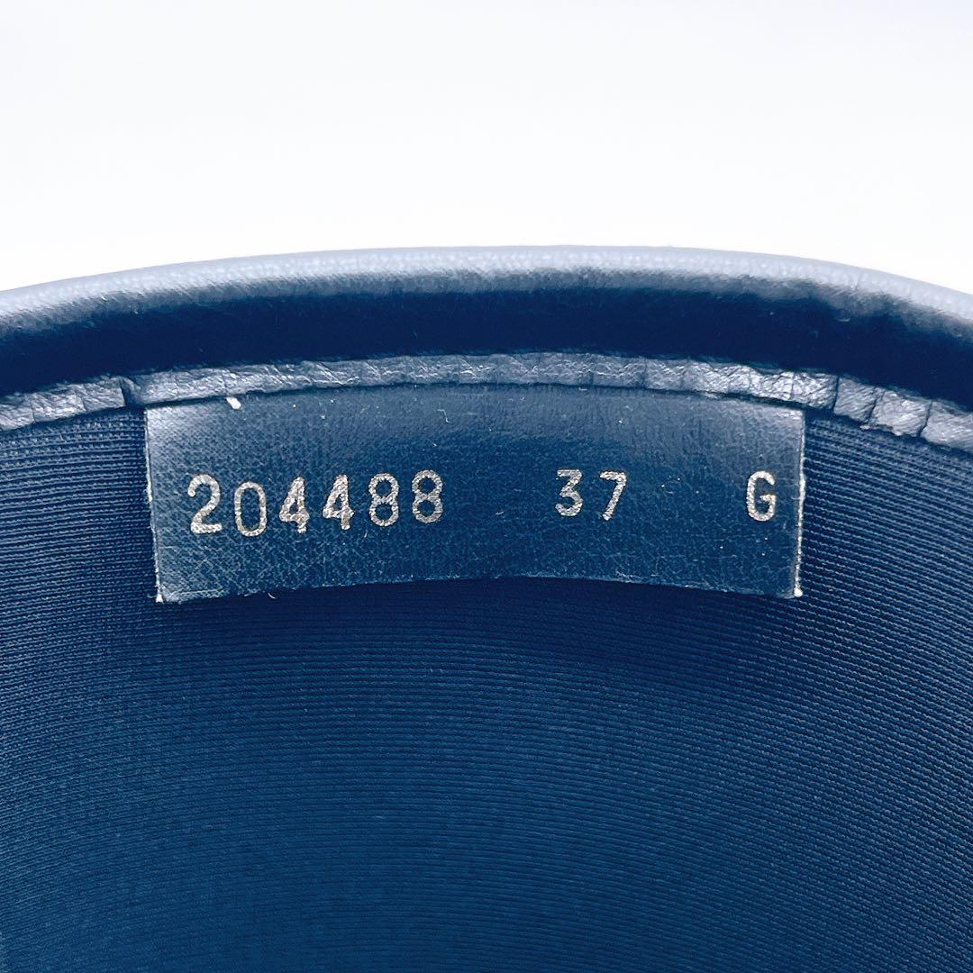 【GUCCI】グッチ GGスプリーム レインブーツ size37 箱付き