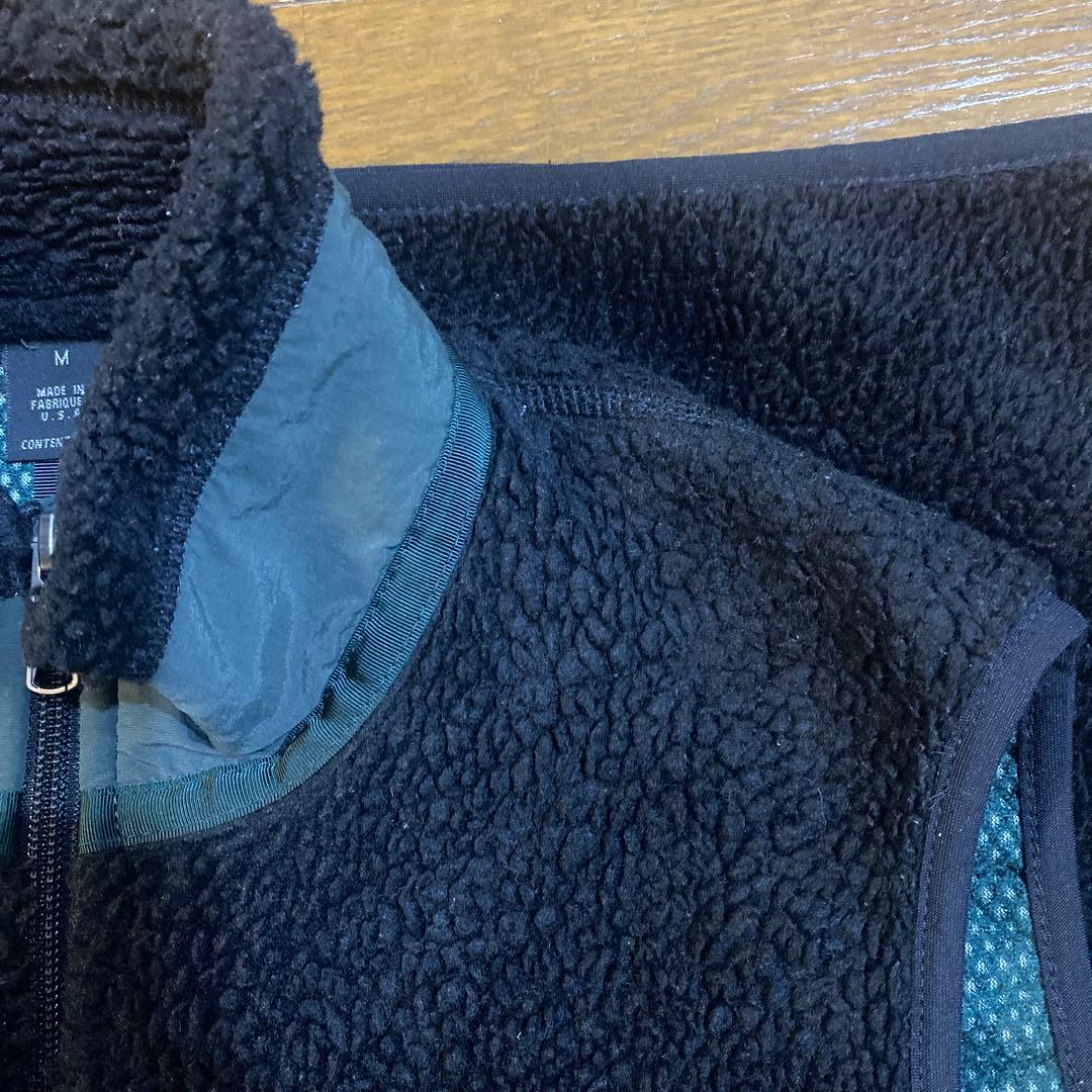 90s USA製 PATAGONIA レトロX ベスト M ブラック