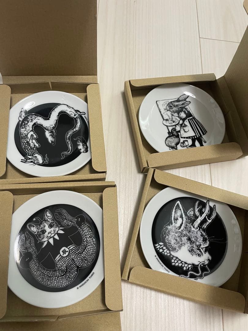 ヒグチユウコ豆皿4点セット