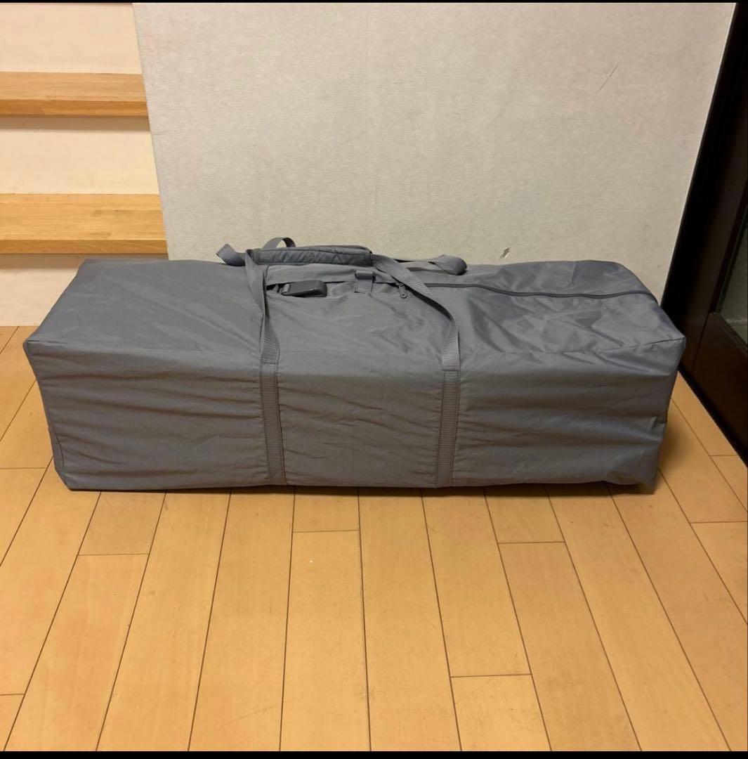 Aprica ココネルエアー プラス AB グレー 折畳み ベビーベッド