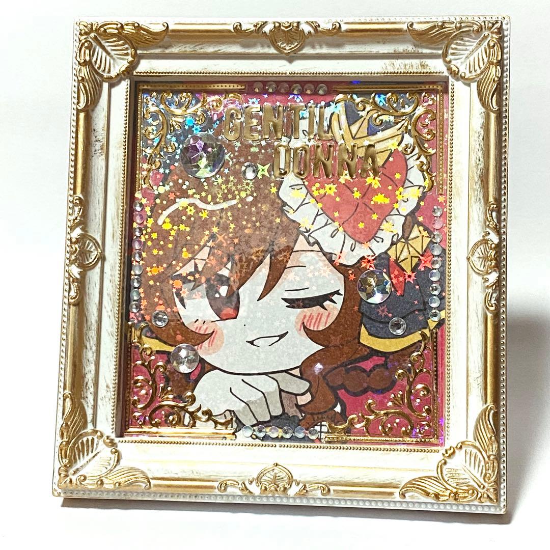 ゆ*お様 額付き＊ウマ娘 シュヴァルグラン＆ヴィブロス＆ジェンティルドンナ 手描