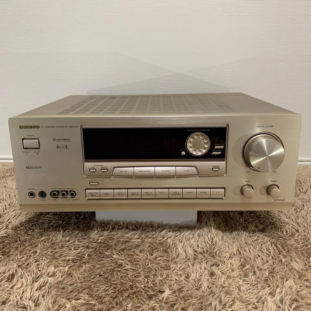 【美品】ONKYO A-SV640 AVアンプ 動作良好