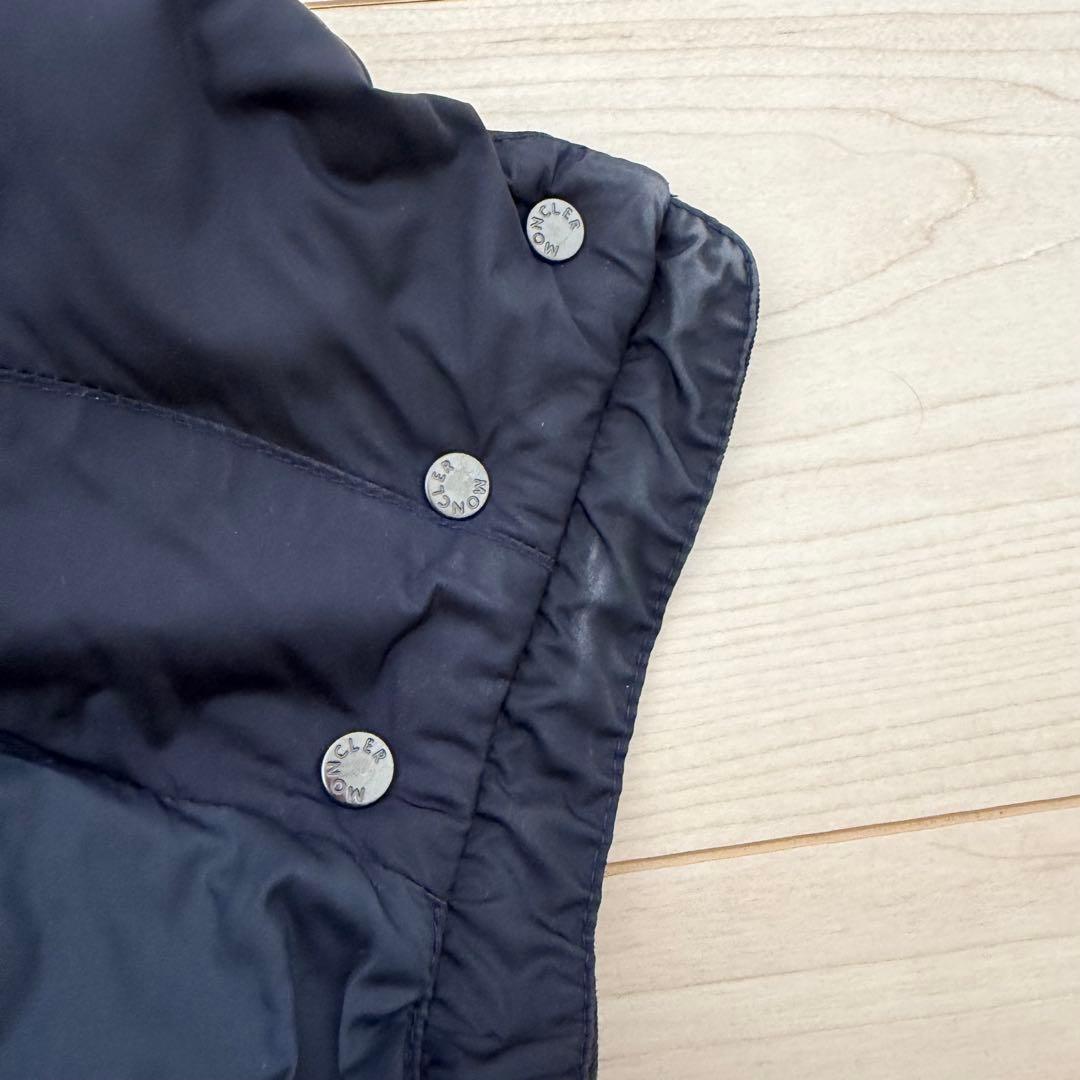 モンクレール ダウンコート フラメッテ ネイビー 2way ロゴ