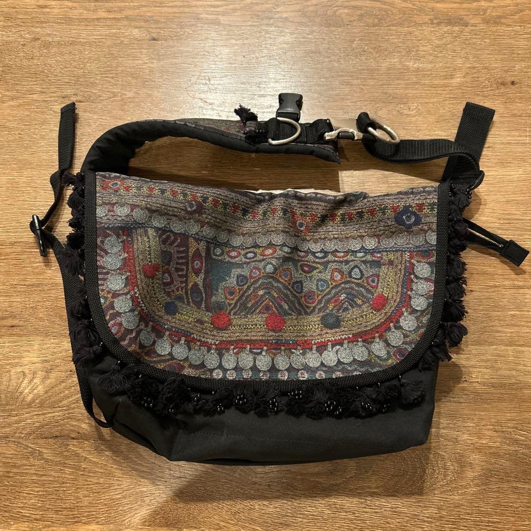 刺繍フリンジ　転写　メッセンジャーバッグ　アンダーカバー