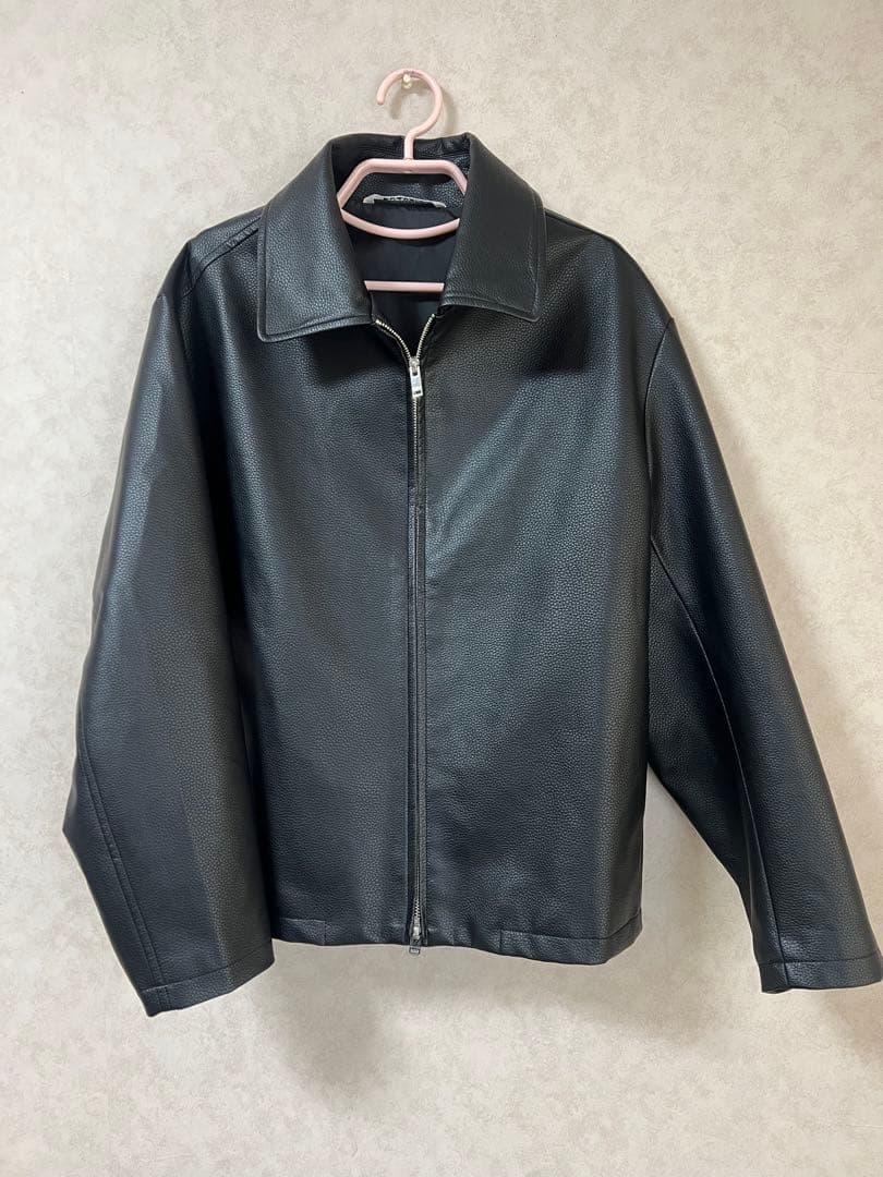 SUAVELE ブラック レザージャケット　サイズ2