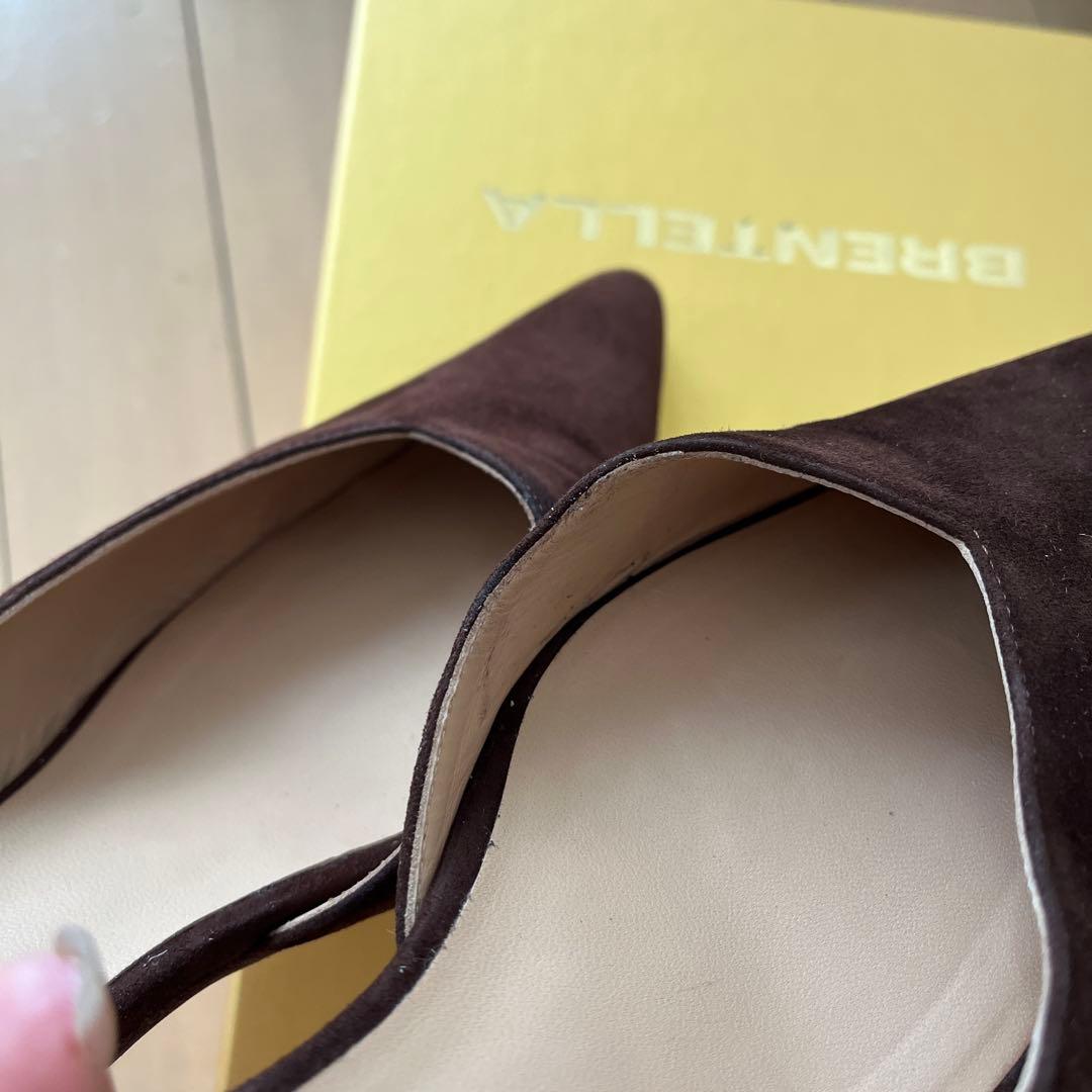 BRIENTELLA ダークブラウン ミュール