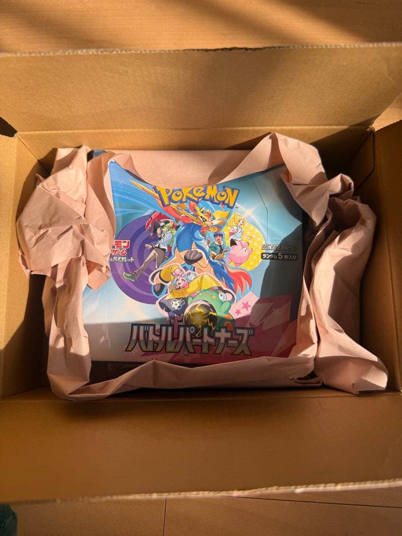 ポケモンカード バトルパートナーズ 未開封BOX プロモカード付き　シュリンク付