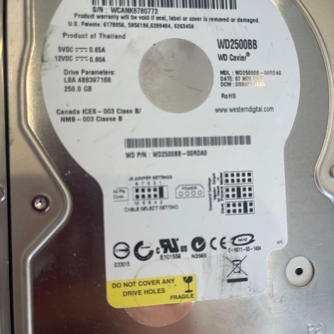 Western digital HDD セット