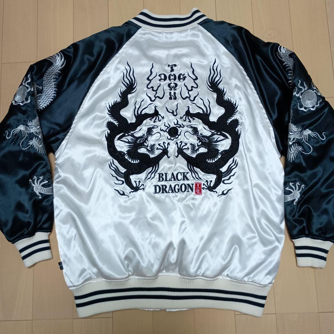 DOGTOWN　BLACKDRAGONスカジャン黒龍ドッグタウンブラックドラゴン