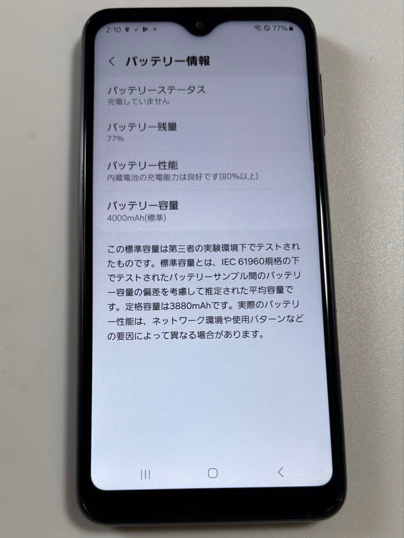 SCG18 Galaxy A23 5G ブラック UQmobile SIMフリー