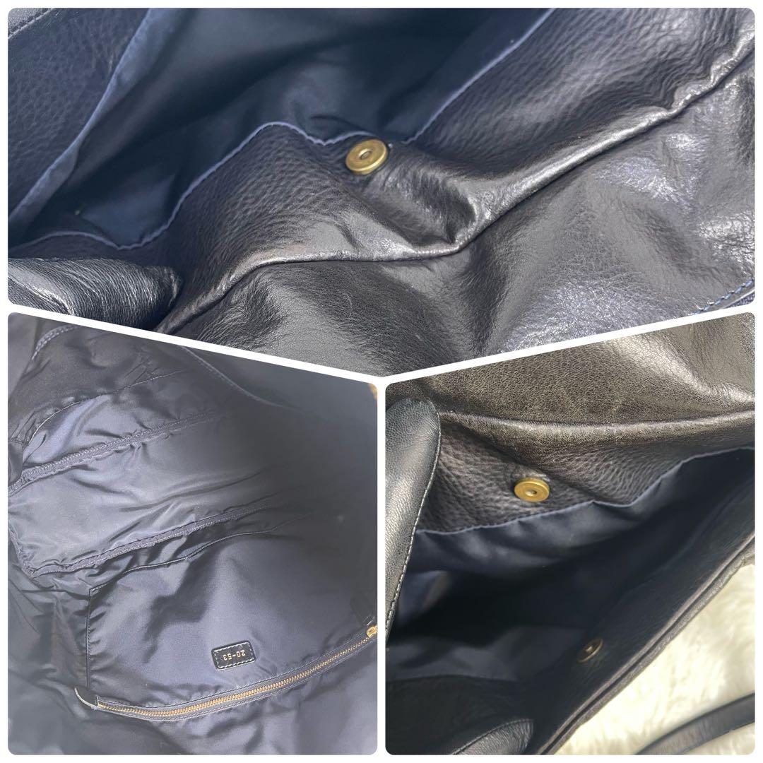 希少近年モデル　美品　フェリージ　トートバッグ　A4 オールレザー　ベルト調節可