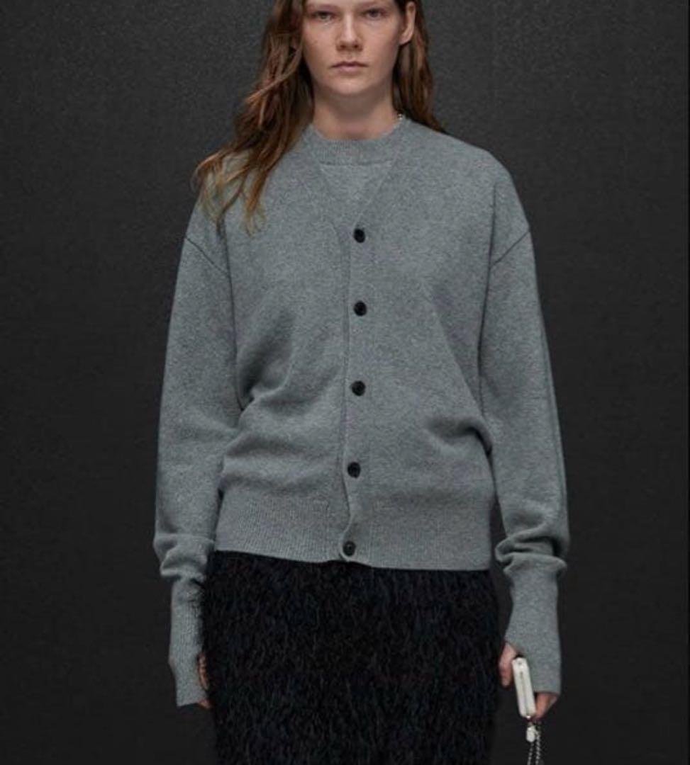 トップス HYKE LAMBSWOOL CARDIGAN