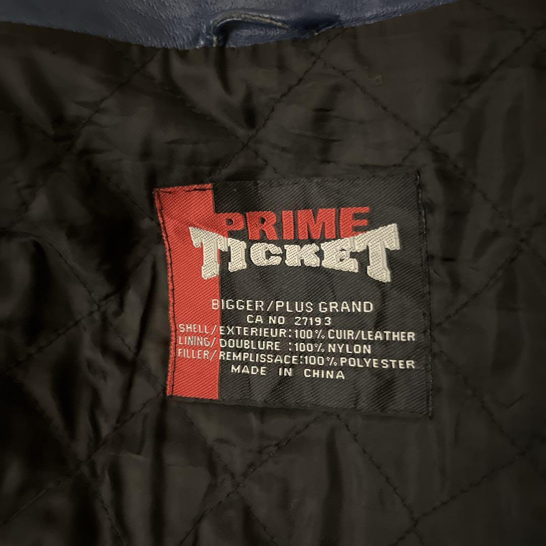 【希少】ジョージタウン・ホヤス 本革 カレッジ レザージャケット ブルドッグ