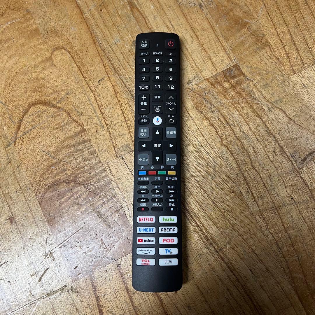 TCL 55V型 4K液晶テレビ 55C645 量子ドット ネット動画アプリ搭載