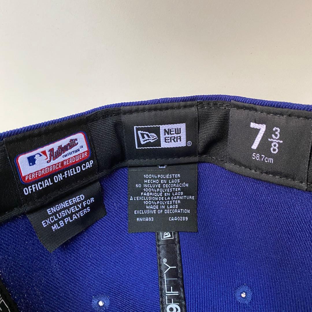 ドジャース ニューエラ ツバ裏ブラック キャップ New Era Cap 3/8