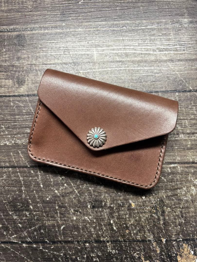 栃木サドルレザー　ショートトラッカーウォレット　BR