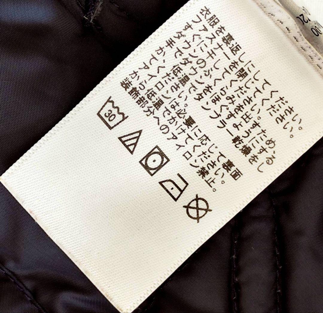 ポロラルフローレン フード レザー ポニー刺繍 ダウンベスト ネイビー