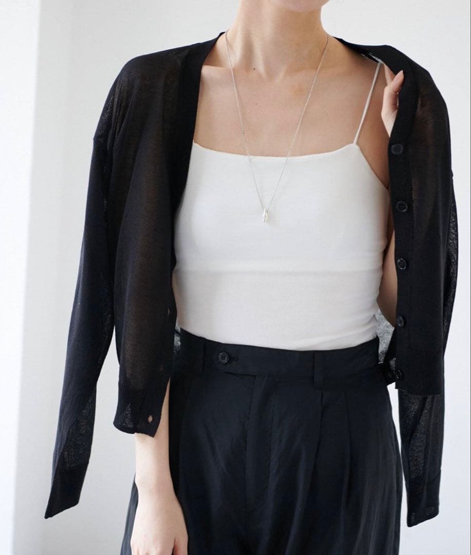 EMILY WEEK 新品 オーガニックコットン混ストレッチブラキャミソール