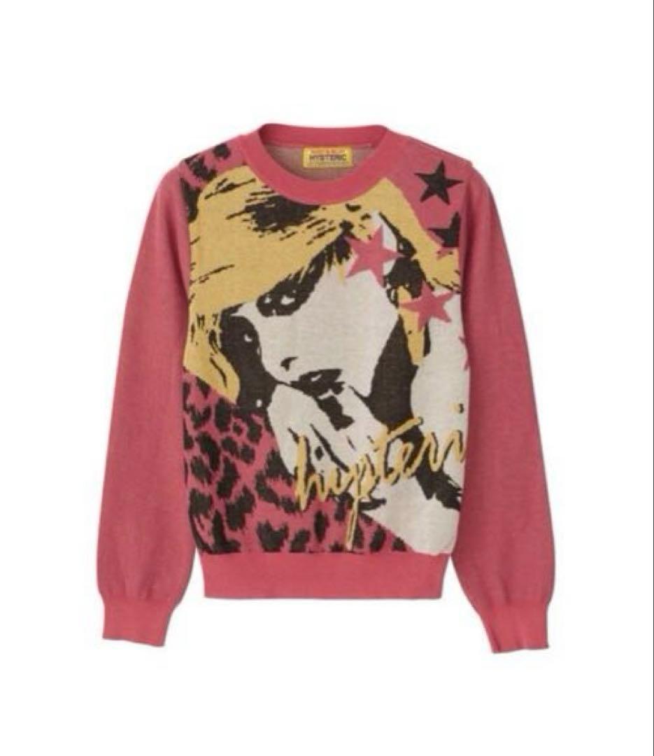 ヒステリックグラマーNEW WAVEジャカードショート丈 プルオーバー