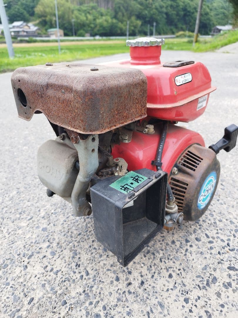 GR170エンジン本体 赤色 サビあり