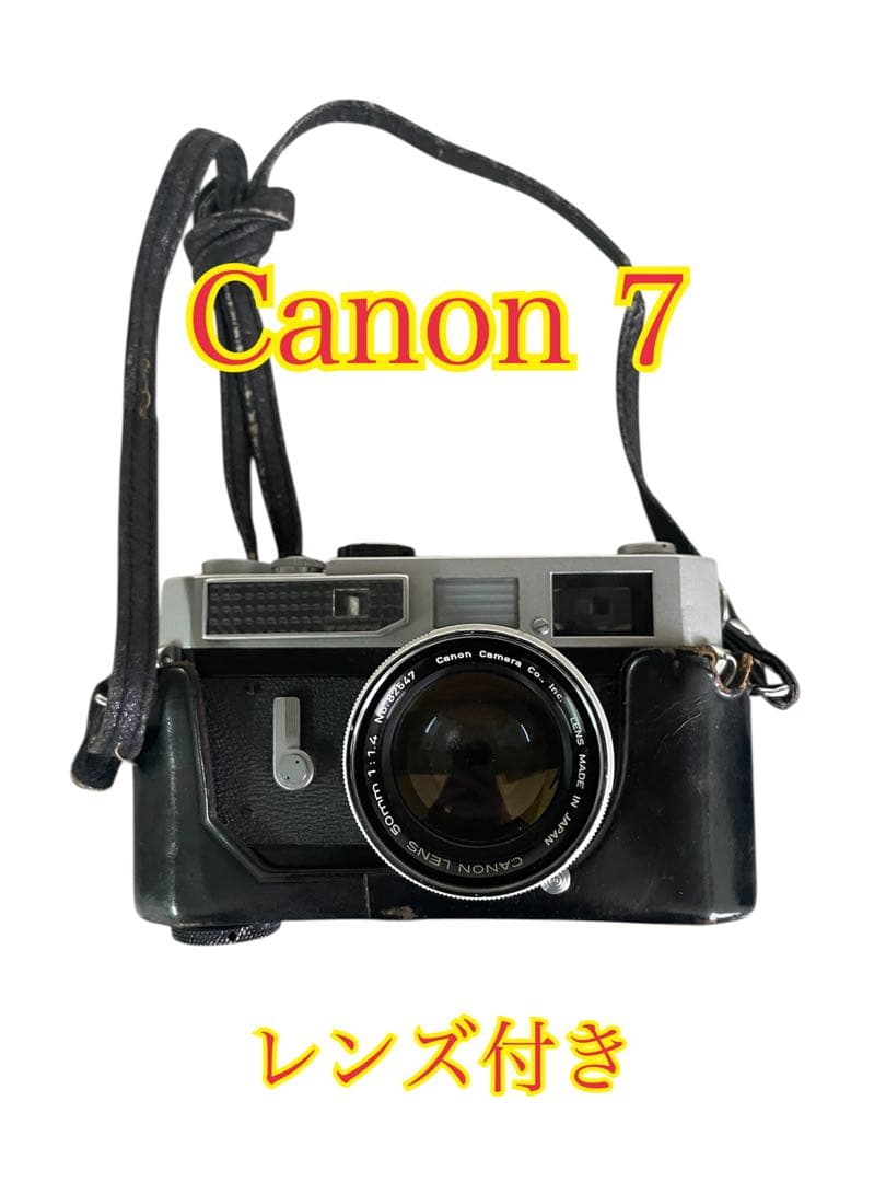 ❷Canon 7 キャノン カメラ レンズ付き